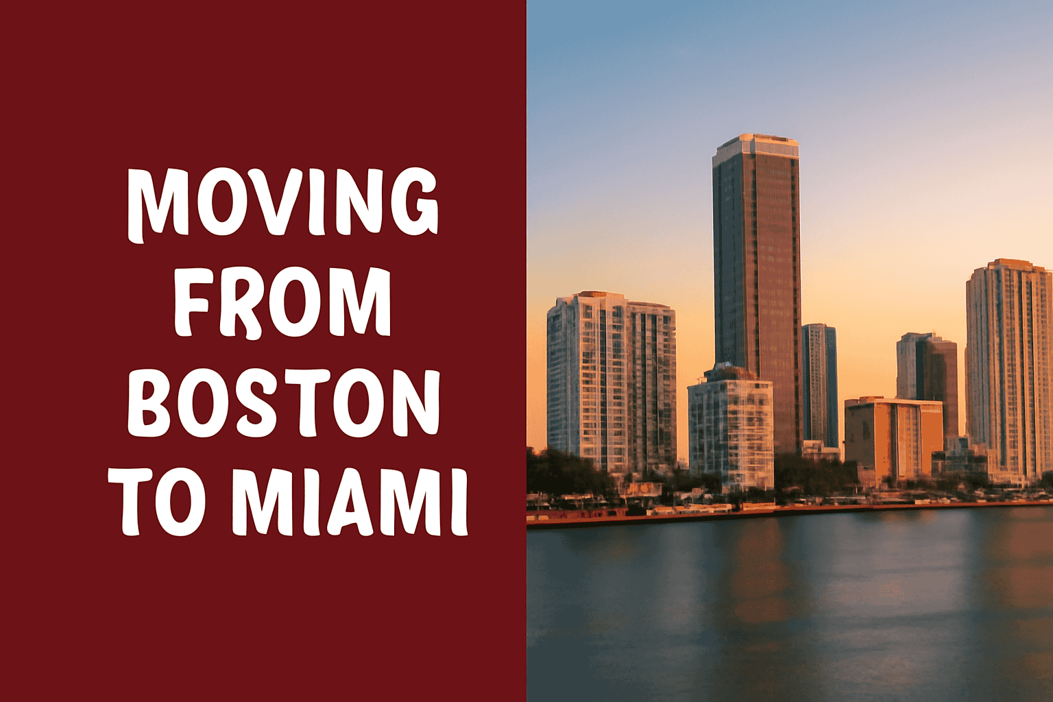 Moving from Boston to Miami